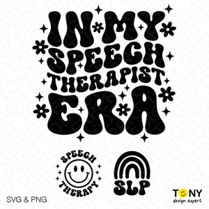 3 Colour in My Speech Therapist Era Svg Png, Funny SLP Svg, Speech ...