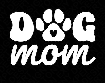 Hond moeder Svg Png, hond Paw Print Svg, hond Mama Svg, bont Mama Svg, grappige huisdier hond minnaar cadeau idee digitale download sublimatie PNG & SVG Cricut