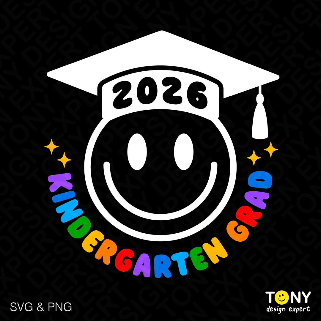 2026 Kindergarten Grad Svg Png, Funny Kids Graduation End of School ...