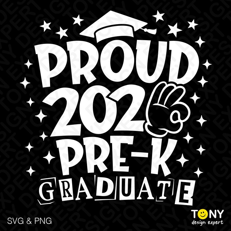 Proud 2026 Pre-k Graduate Svg Png : Preschool Graduation Shirt Family ...