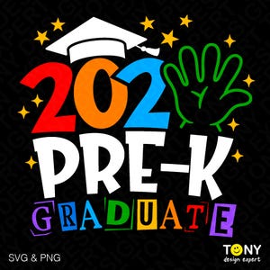 2025 Png Svg diplômé préscolaire, Svg diplômé préscolaire, idée cadeau drôle de remise des diplômes de fin d'école téléchargement numérique Sublimation PNG & SVG Cricut