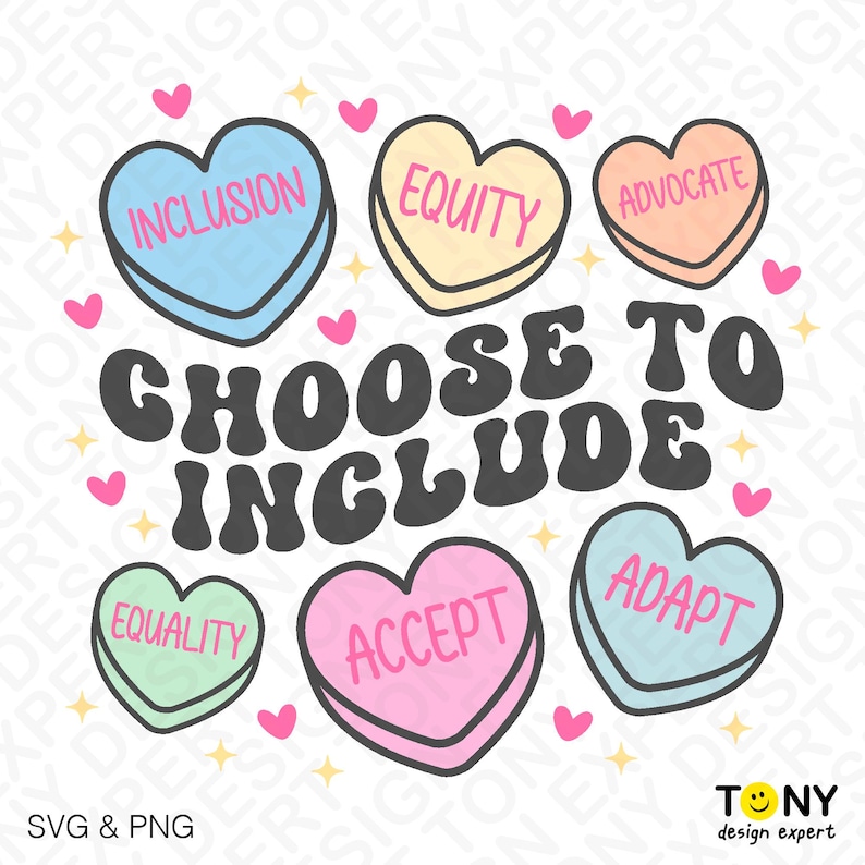 Choose Inclusion Choose to Include Svg Png, Inclusion Matters Svg, Autism Awareness Svg ...