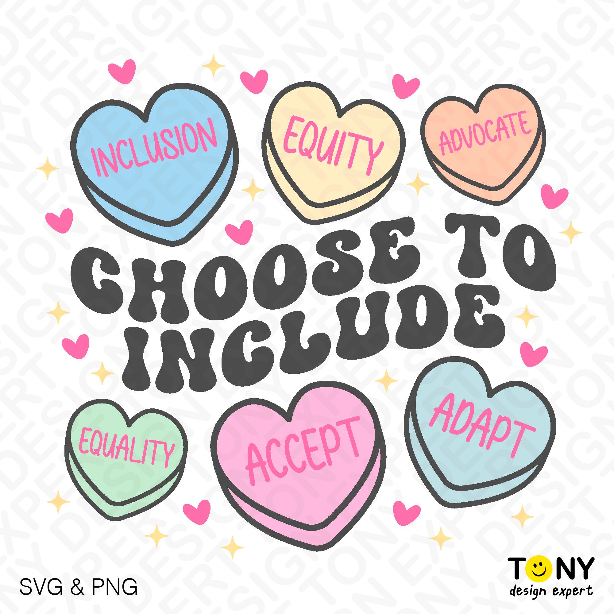 Choose to Include Svg Png, Inclusion Matters Svg, Autism Awareness Svg ...