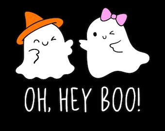 Oh Hey Boo Svg Png, Lindos Fantasmas De Halloween Svg, Fantasma Svg, Boo Boo Crew Svg, Descarga Digital De Fantasmas De Halloween Sublimación PNG Y SVG Cricut