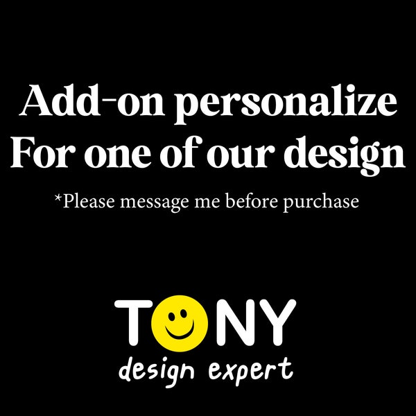Add-On Personalise from one of our designs, Personalise Text Add-Ons, Custom Order Add-Ons, Digital Sublimation PNG & SVG File For Cricut