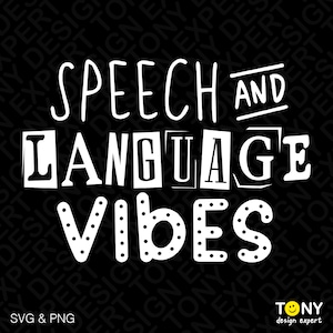 2 vibrazioni del linguaggio vocale a colori Svg Png, insegnante di discorso Svg, patologo del linguaggio regalo Download digitale sublimazione PNG e SVG Cricut