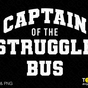 Capitaine du bus de lutte Svg Png, maman vie svg, citation sarcastique drôle svg, téléchargement numérique Conceptions de sublimation Fichier PNG et SVG pour Cricut