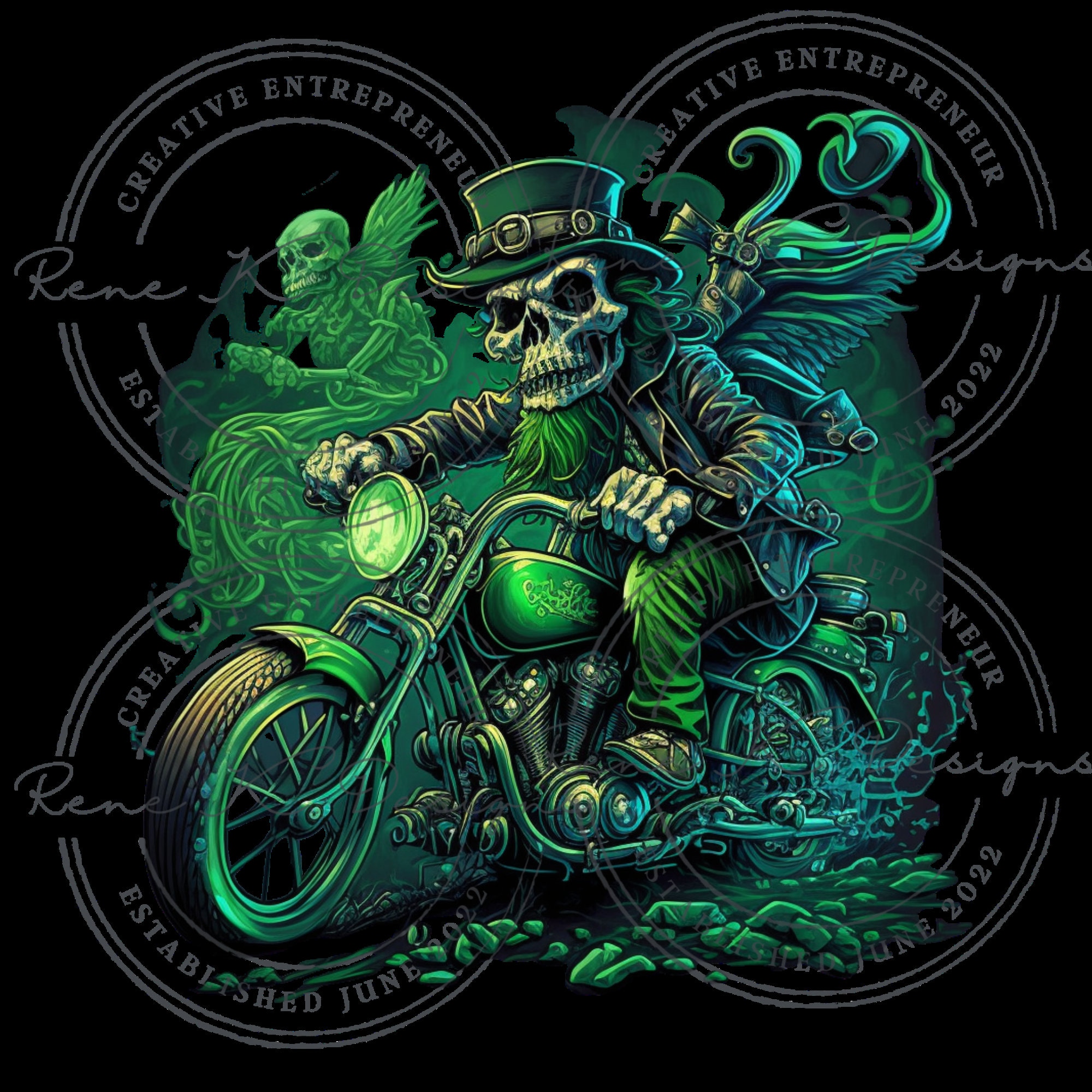 st pattys day and leprechaun