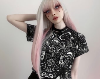 Goth tshirt for women Gothic Crop Top Goth Tee Shirt Gothic Teeshirt Gothic Clothing Goth Clothes Witchy Shirt Witch Tshirt Goth Gifts