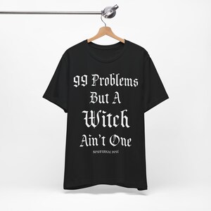 Witchy Tshirt Witchy Tee Gothic tshirt Goth Tee Gothic Clothing Occult Clothing Wiccan Dark Fashion Egirl clothes Goth Gifts Witchcraft image 5