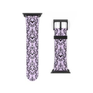 Gothic Apple Watch Band Damask Halloween Bats Witchy Victorian Gothic Accessories Apple Watch Band Dark Fashion Goth Gifts Goth Fashion