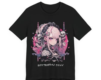 T-shirt Anime Girl T-shirt anime Waifu T-shirt Art Anime T-shirt anime T-shirt manga T-shirt Kawaii Vêtements egirl Cadeaux goth Cadeaux anime