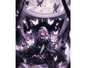 Anime Art Poster Anime Art Print Waifu Poster Anime Girl Poster Japanese Art Manga Poster Kawaii Poster Anime Wall Art Anime Home Decor