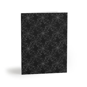 Gothic Greeting Cards Gothic Card Goth Gifts Spider Web Victorian Halloween Art Print Witchy Gothic Stationery Creepy Cute Satanic