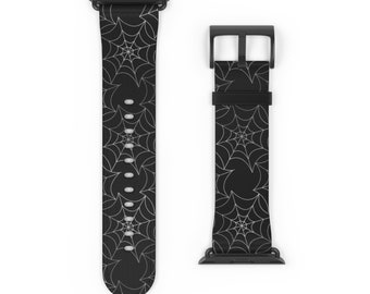 Gotiskt Apple Watch-armband Spindelnätsarmband Halloween Häxig Gotisk Tillbehör Apple Watch-armband Mörk Mode Gotiska Gåvor Gotiskt Mode