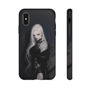 Anime Phone Case Goth Phone Case Anime Girl Phone Case Waifu Phone Case Manga Phone Case Vampire Girl Ninja Anime Gifts Goth Gifts