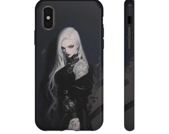 Anime Phone Case Goth Phone Case Anime Girl Phone Case Waifu Phone Case Manga Phone Case Vampire Girl Ninja Anime Gifts Goth Gifts