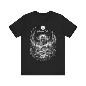 Gothic Tshirt Black Metal Shirt Occult T shirt Witchy Tshirt Gothic Clothes Occult Clothing Skull Tshirt Goth Gifts for Men Satanic T shirt image 2
