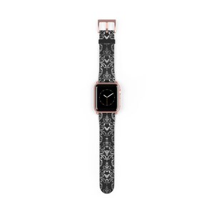 Gothic Apple Watch Band Damask Halloween Bats Witchy Victorian Gothic Accessories Apple Watch Band Dark Fashion Gothic Fashion Goth Gifts image 7