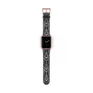 Gothic Apple Watch Band Damask Halloween Bats Witchy Victorian Gothic Accessories Apple Watch Band Dark Fashion Gothic Fashion Goth Gifts image 10