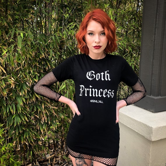 Goth Princess Tee Gothic Clothing Goth Apparel Goth Tee Unisex Occult Clothing Goth Girl Clothes Witch Tee Goth Fashion Cute Goth Shirt