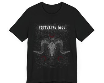 Baphomet Tshirt Satanische Kleidung Gothic Kleidung Okkulte Kleidung Gothic T-Shirt Goth Kleidung Witchy Kleidung Satanische Kleidung Dunkel Ästhetik