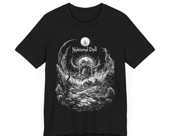 Gothic Tshirt Black Metal Shirt Occult T shirt Witchy Tshirt Gothic Clothes Occult Clothing Skull Tshirt Goth Gifts for Men Satanic T shirt