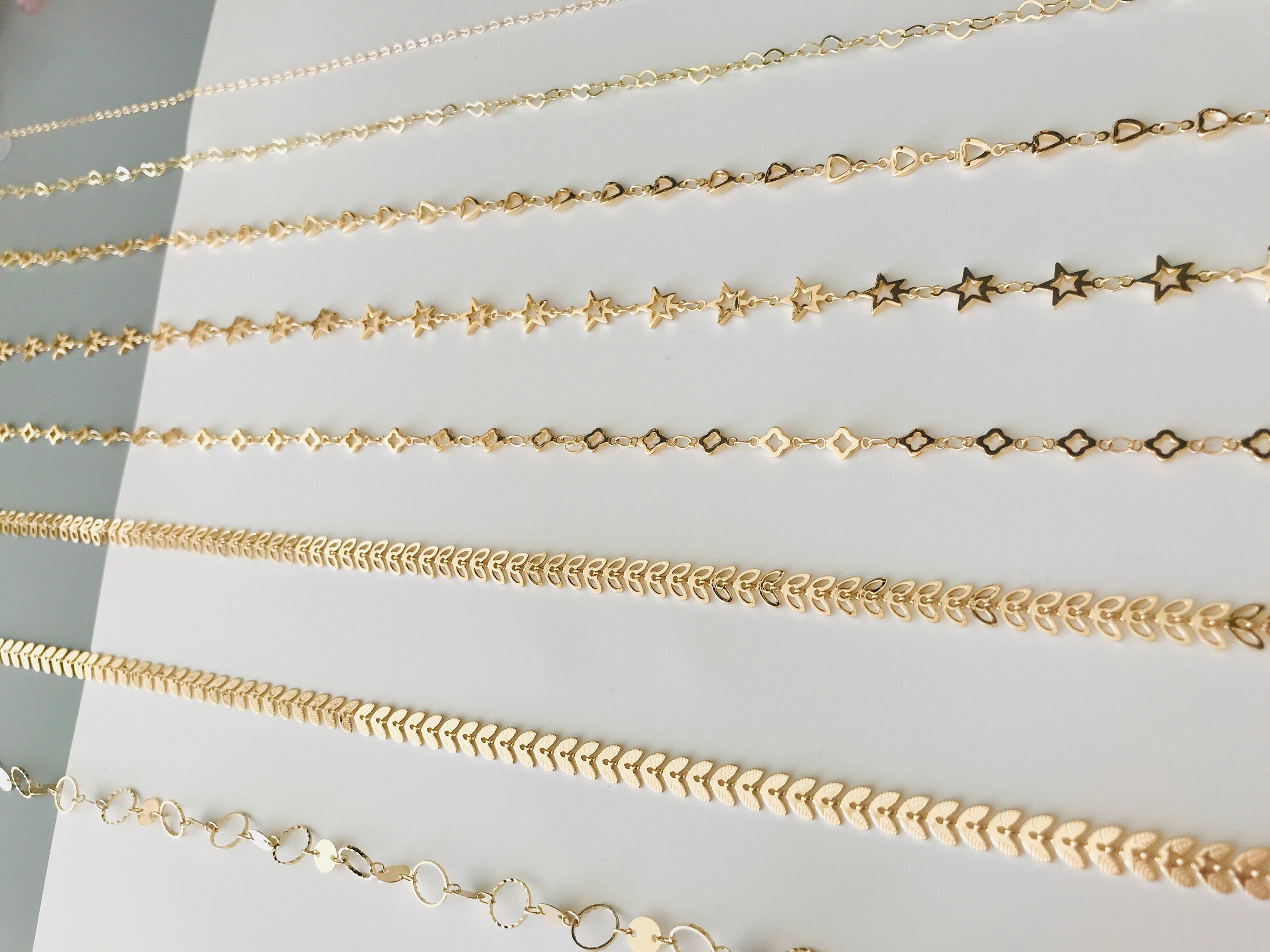 14K Gold Plated Chain Jewelry Chain Necklace Chain Etsy