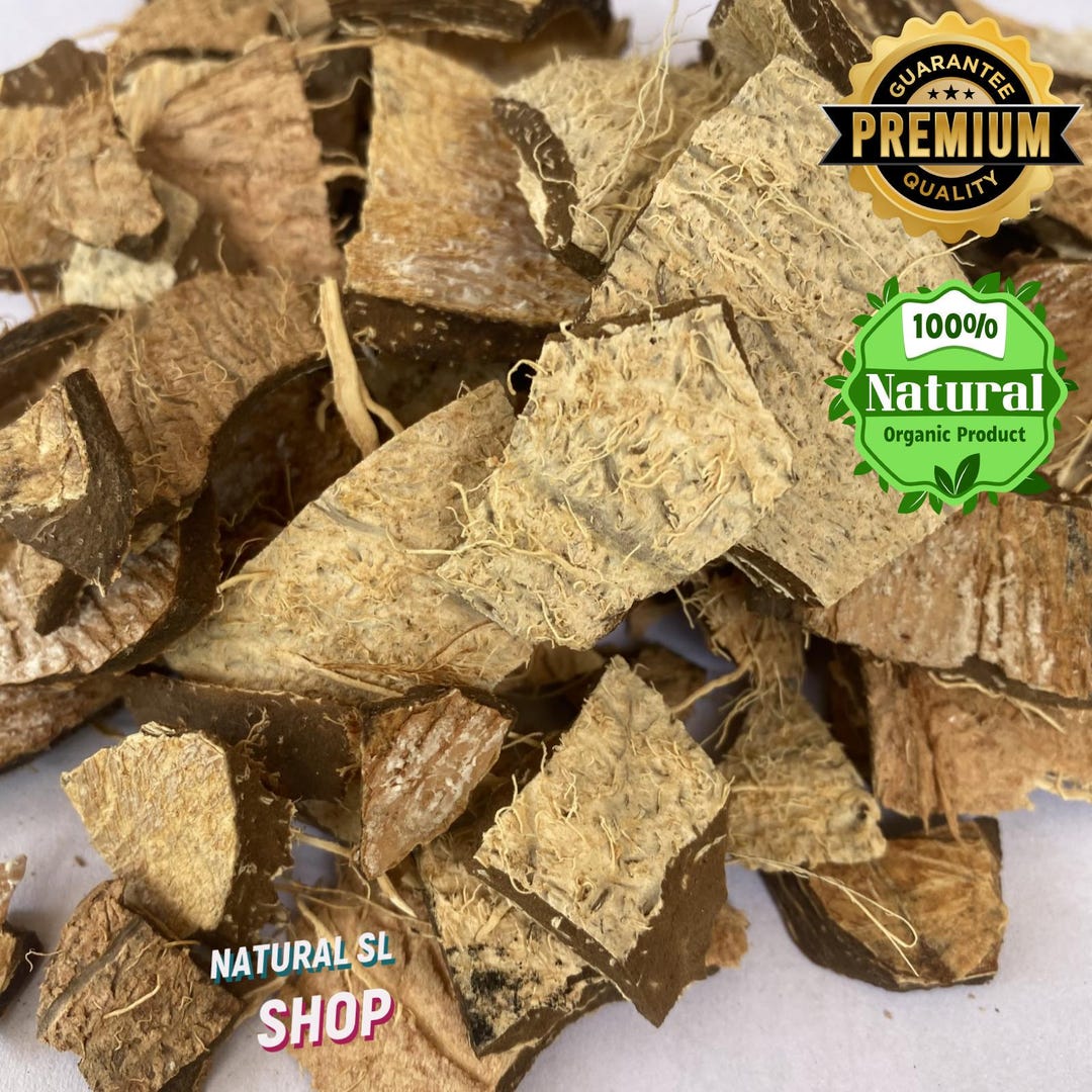 Natural Coconut Shell Chips: Eco-friendly DIY Craft Material - Etsy