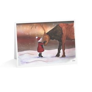carte de voeux de Noël | amis rennes