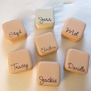 Personalized Jewelry Box - Bridesmaids, Wedding, Bachelorette