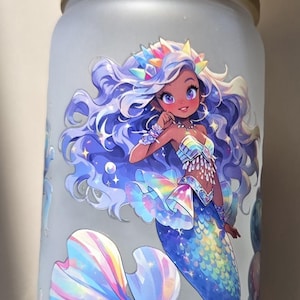 Mermaid Glass Cup