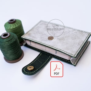 2 Dollar Muster! No.413 Visitenkartenhalter - Leder Handarbeit Schnittmuster PDF A4