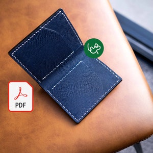 Mönster för 3 dollar! Nr 316 Vikplånbok. Mönster för handgjorda läderplånböcker PDF A4