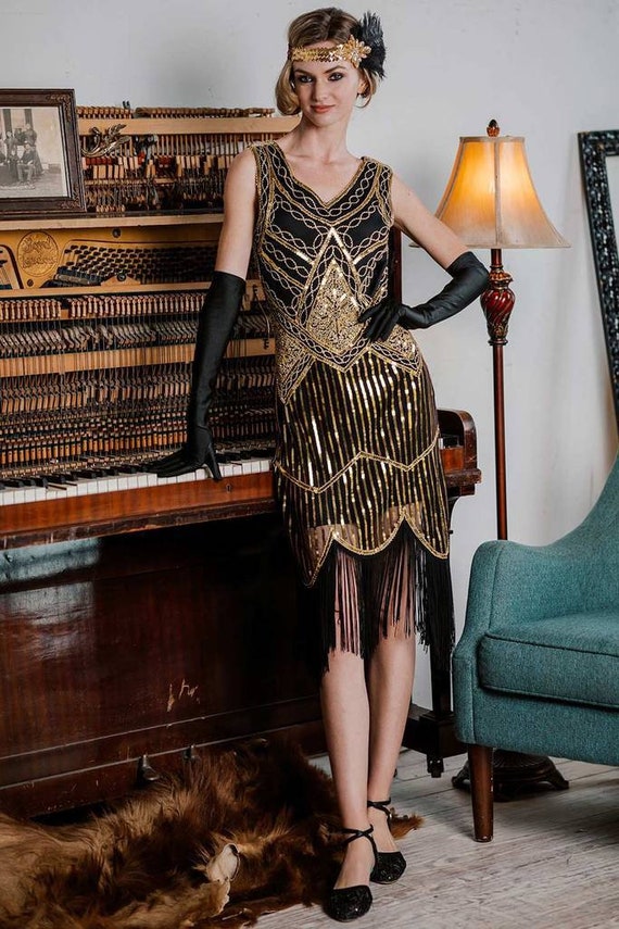 Robe charleston années 20 et tenues inspirées par Gatsby