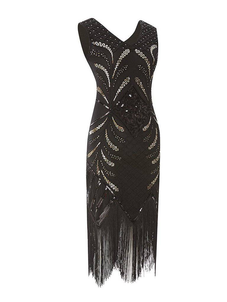 Flapper Gatsby Donna Dress Prom Fringe Dress 1920s Vintage - Etsy