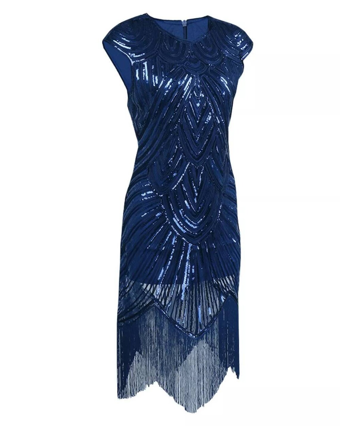 Flapper Gatsby Erma Dress Prom Fringe Dress 1920s Vintage Etsy