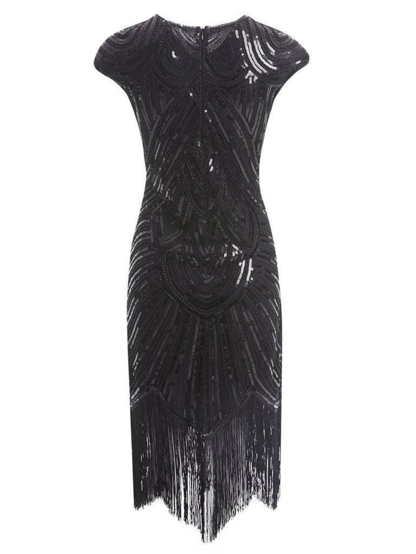 Flapper Gatsby Erma Dress Prom Fringe Dress 1920s Vintage - Etsy