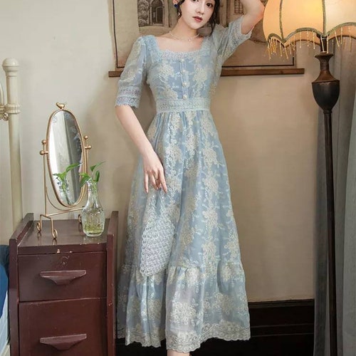 Elizabeth Vintage Dress Victorian Dress Abiti Vittoriani - Etsy