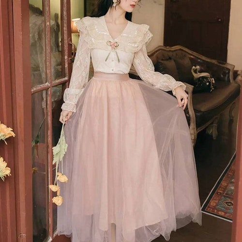 Set Vintage French Dress Vintage Dress 