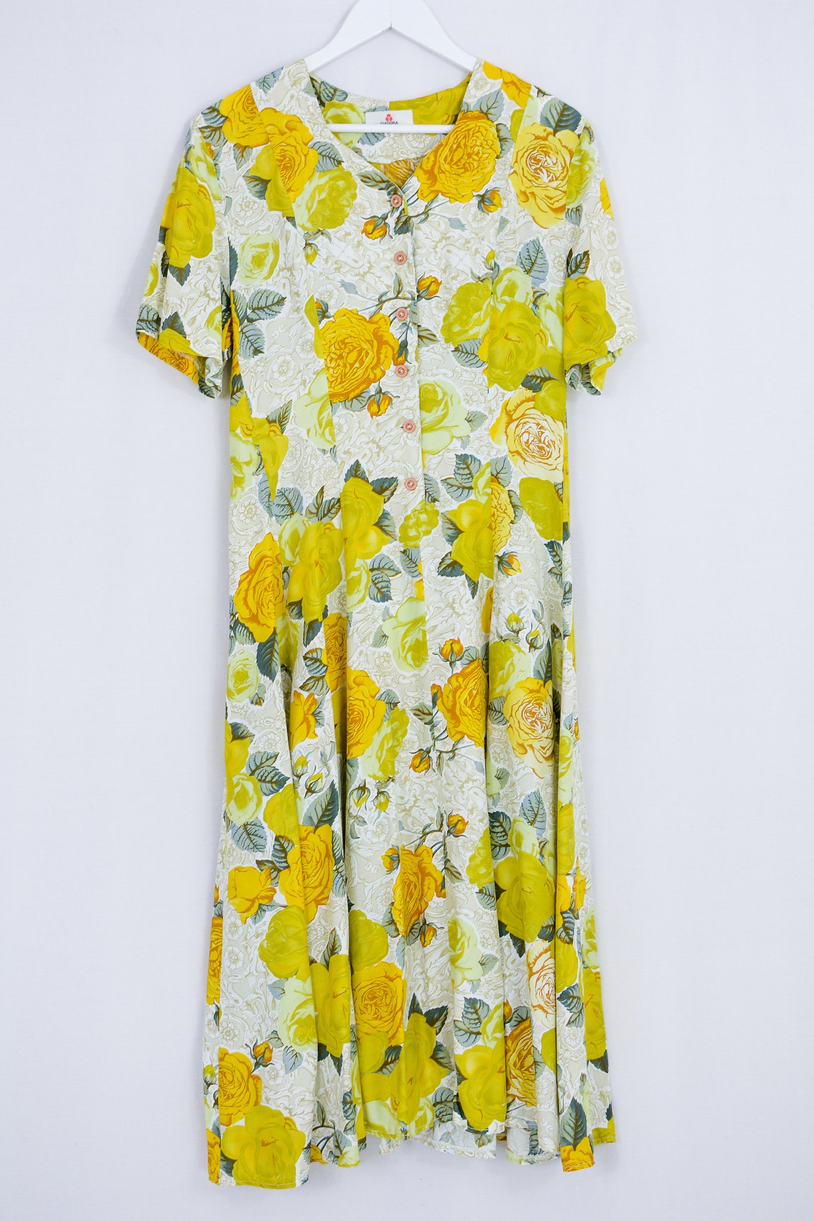 90's Yessica Dress C&A Vintage | Light Blue Tailored Floral Dress main image 0