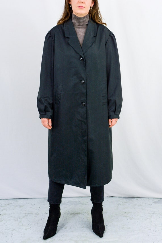 Vintage black duster coat Clearance