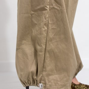 Coveralls vintage jumpsuit cargo wide leg women size M/L image 6