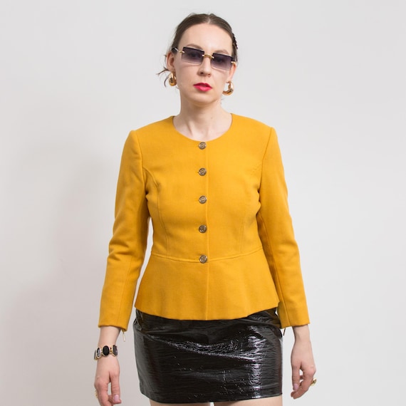 Veste en laine vintage mustad blazer formel femme taille M/L