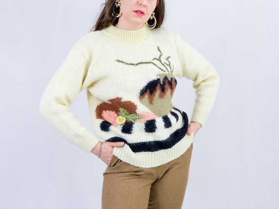 Cream mohair shop jumper