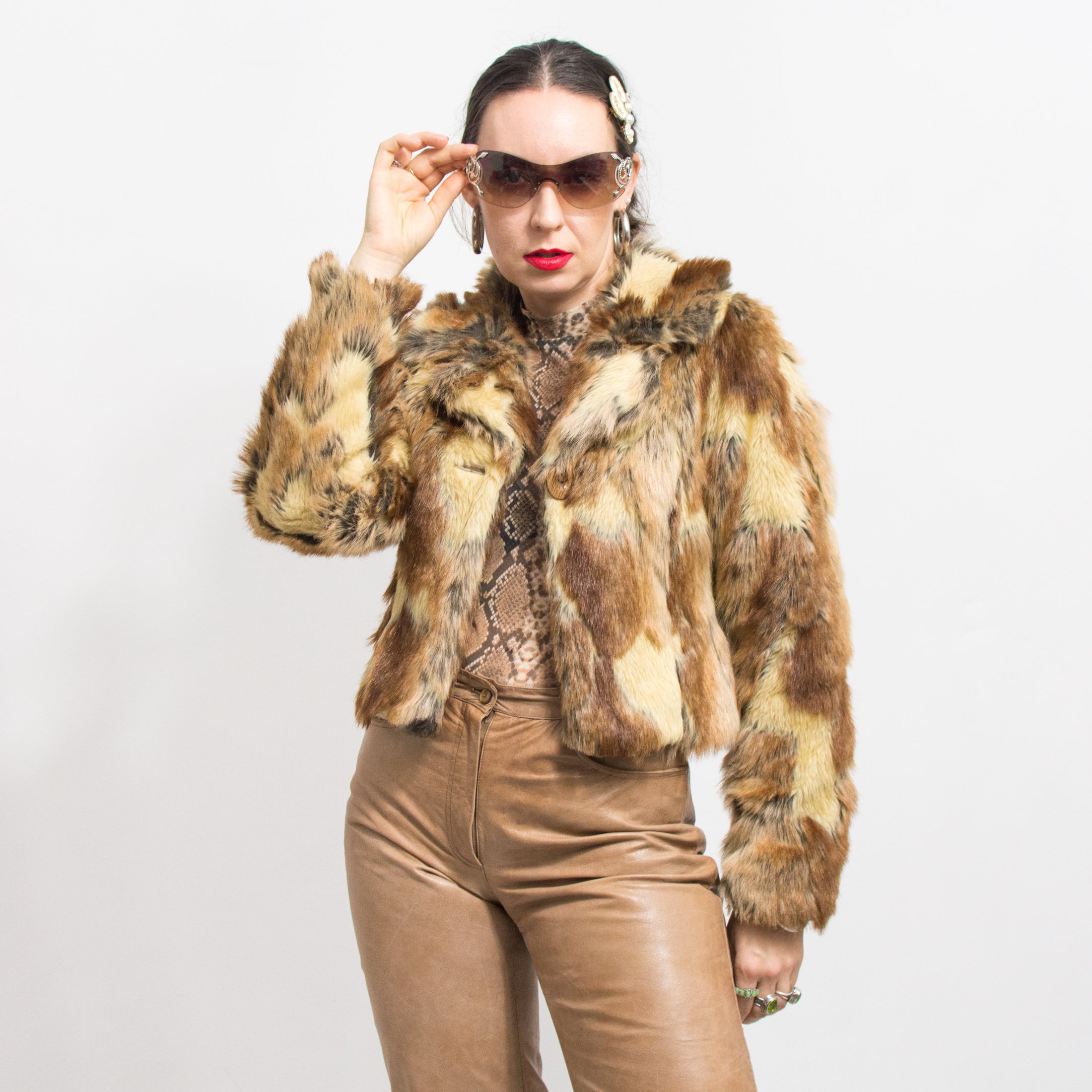 ジャケット・アウター Convertible Faux Fur Tippet Coat Convertible Faux Fur Tippet Coat Sサイズ Convertible Faux