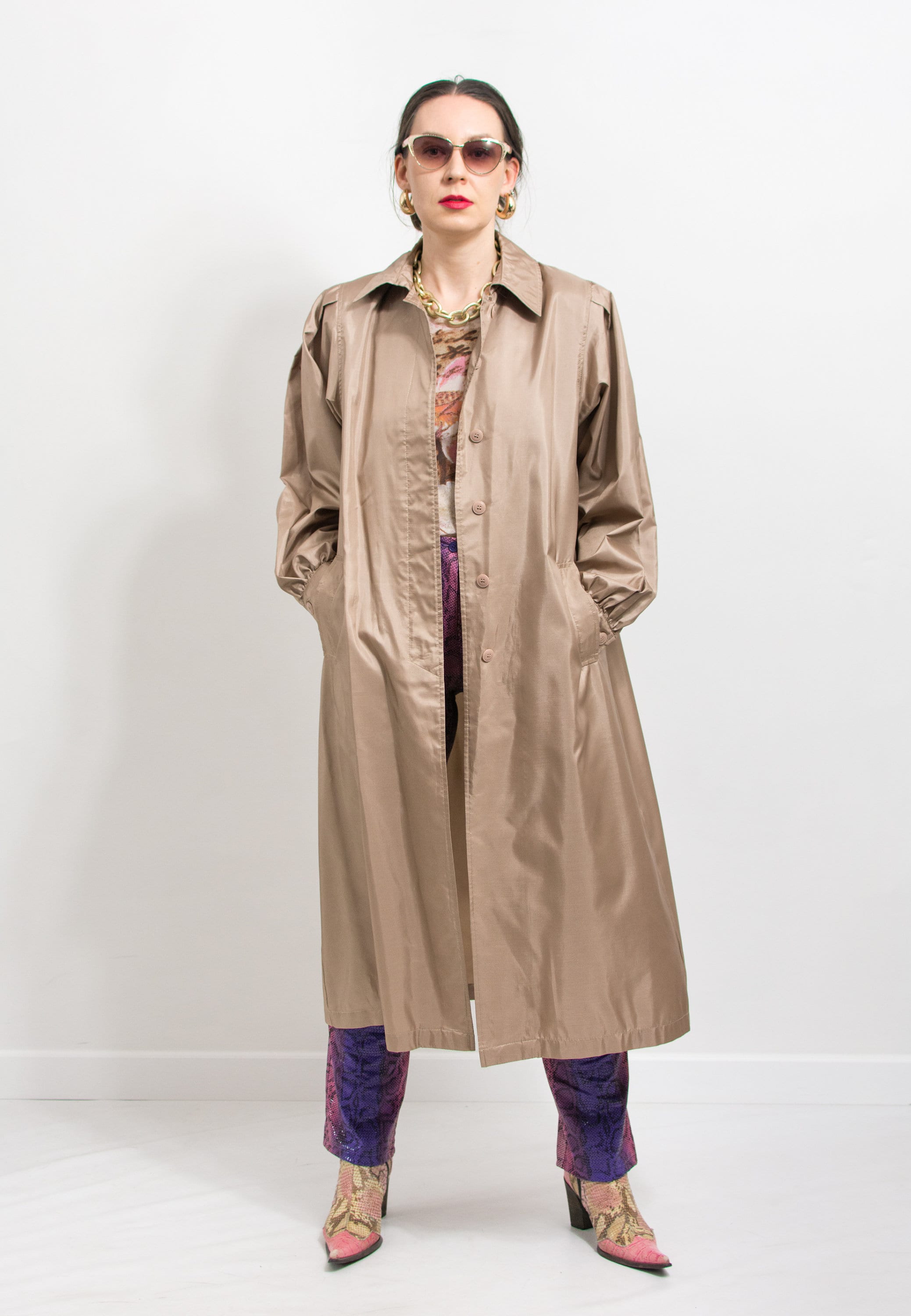 23区 LIGHT BEIGE SPRING COAT 23区 LIGHT BEIGE SPRING COAT