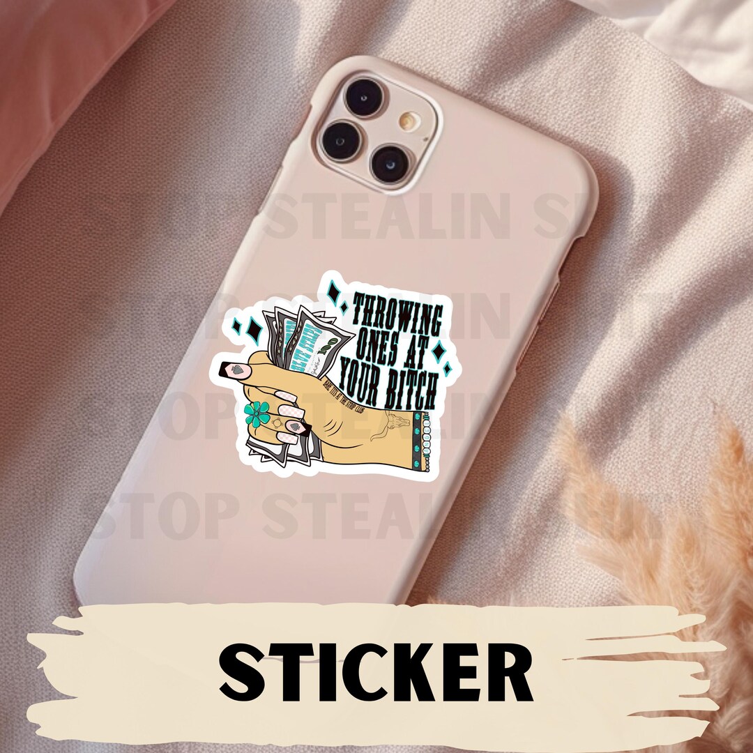 Throwing Sum Sticker Throwin Ones Jessie Murph Sticker | Western Stickers | Physical Product ...