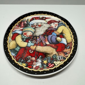 Mary Engelbreit Christmas Santa Plate