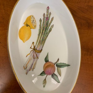 Royal Worcester Evesham Gold Trimmed   Vegetable Bowl